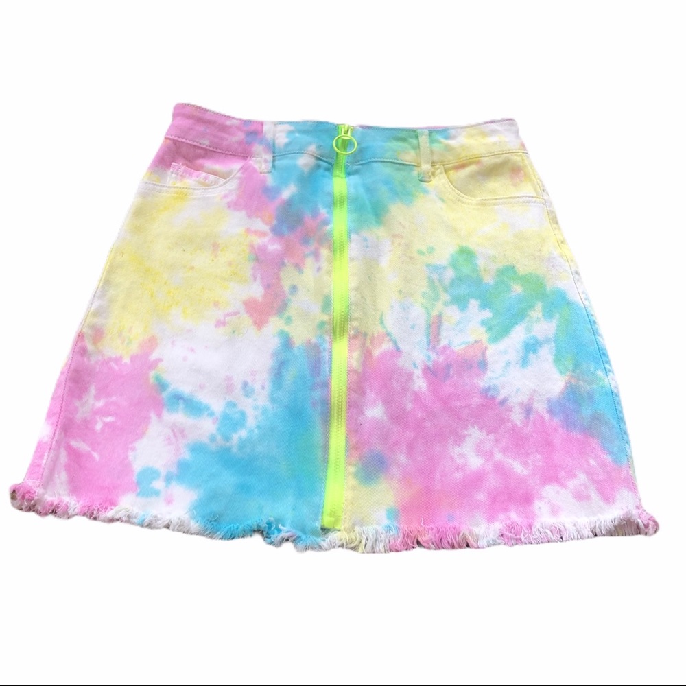 NWT Love Tree Tie Dye Skirt - Picture 2 of 10